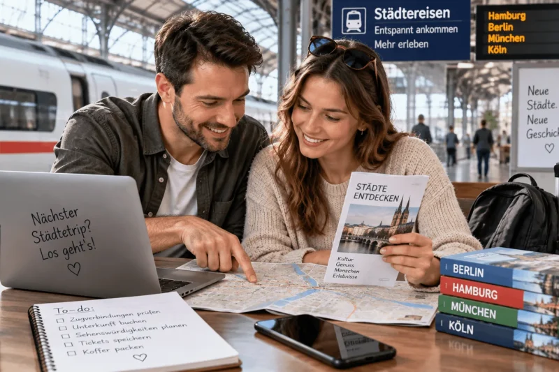 Städtetrips mit der Bahn: So gelingt die Planung ohne Stress